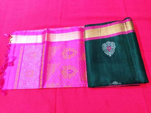 SOFT SILK SAREE WITH BLOUSE